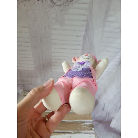 Shabby‎ chic Easter bunny rabbit tuxedo home decor - Picture 6 of 6